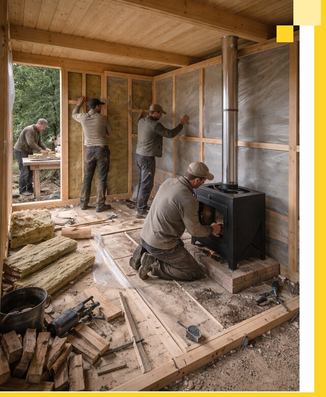 Профессиональный монтаж бань под ключ в Нижневартовске для дома