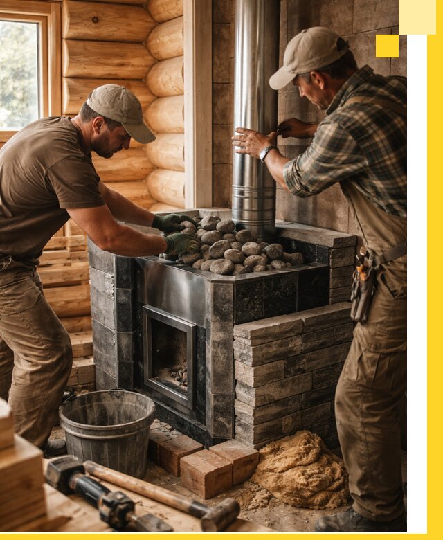 Строительство и отделка русских бань под ключ в Нижневартовске