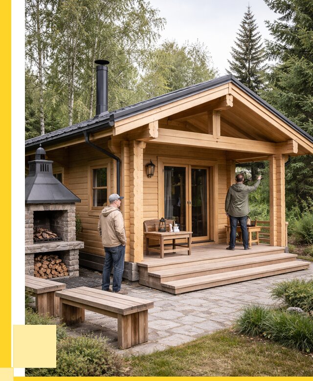 Деревянные бани под ключ в Нижневартовске от 466200 р. | ЭриданНжт