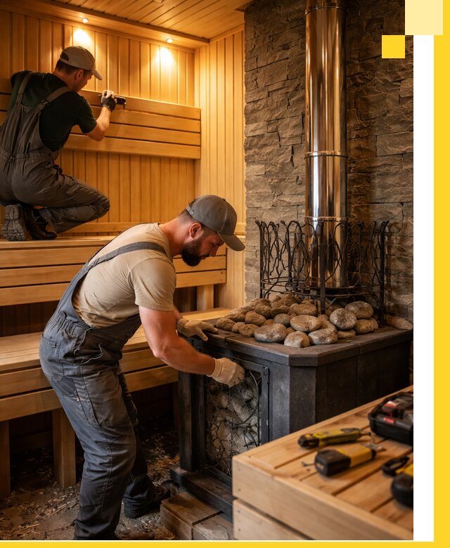 Комплексный дизайн бань, саун и зон отдыха в Нижневартовске