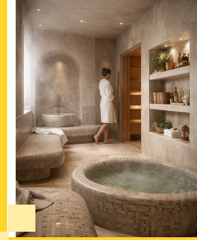 Строительство бани с хамамом в Нижневартовске от 777000 р. | ЭриданНжт