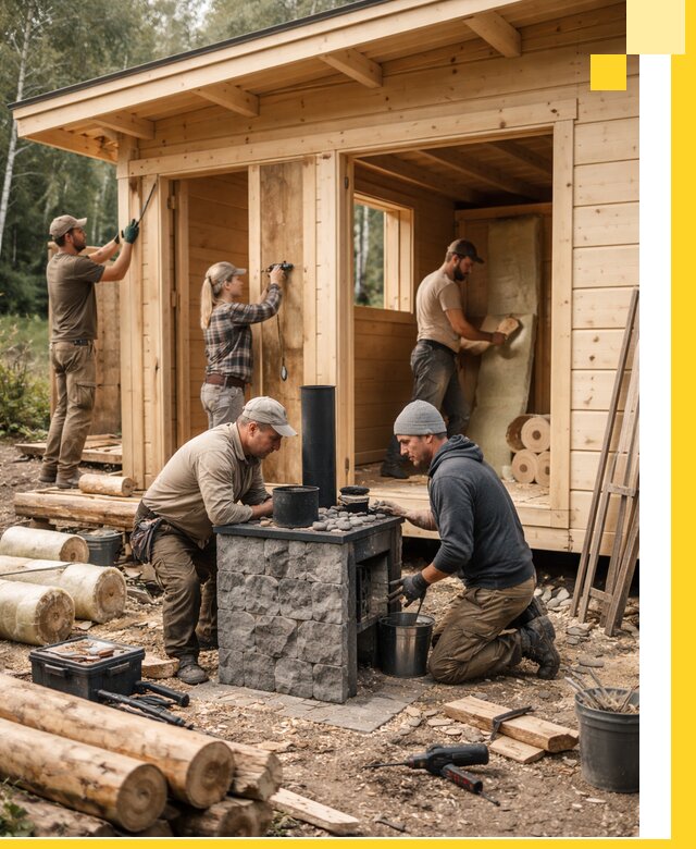 Купить баню под ключ в Нижневартовске строительство монтаж отделка