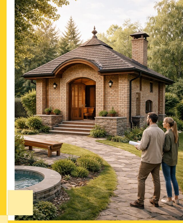 Проект кирпичной бани в Нижневартовске от 31080 р. | ЭриданНжт