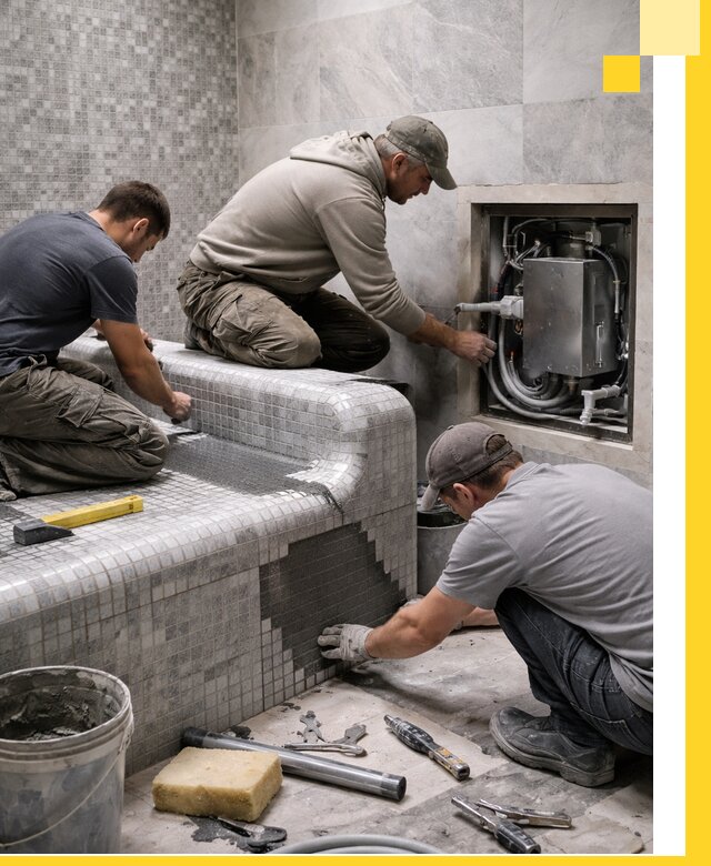 Проекты хамамов под ключ в Нижневартовске и дизайн и строительство