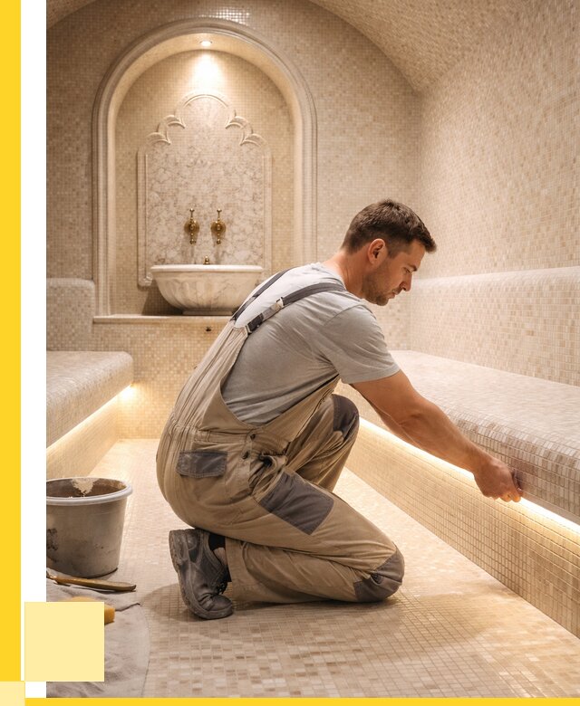 Отделка хамамов под ключ в Нижневартовске от 5698 р. | ЭриданНжт