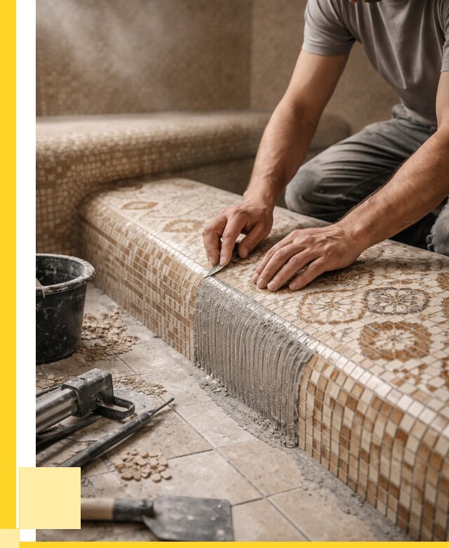 Плитка для хамама под ключ в Нижневартовске от 3626 р. | ЭриданНжт